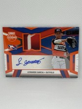 2023 Panini Elite Extra Edition DPL Patch Auto Orange /149 Leonardo Garcia