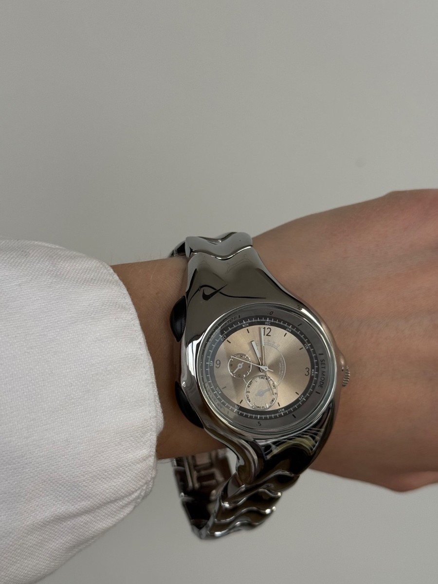 Nike Triax Watch stainless steel vintage style avantgarde hype