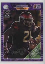 2021 Leaf Pro Set Metal Purple Crystals /30 Marvin Wilson #61 15ou