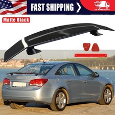 Matte 46 Rear Trunk Spoiler Wing Lip Gt Style Racing For Chevrolet Cruze 10-19