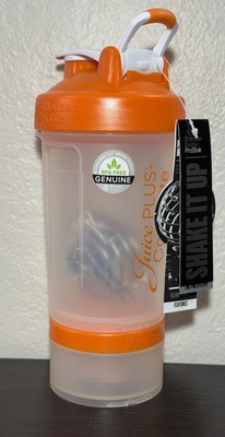 Blender Bottle ProStak 22 oz. Shaker Bottle with Pill Organizer & Storage Orange