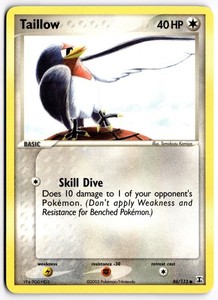 Taillow 86/113 EX Delta Species