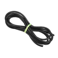 8mm corde cuir tressé pour bijoux, noir 3 m