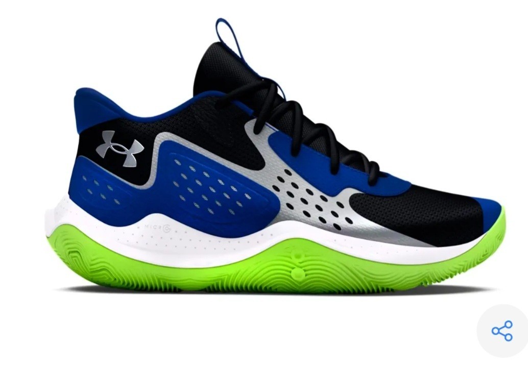 Under Armour UA GS Jet'23 Blue Basketball Sneakers Size 9 M AND 10 .5 W