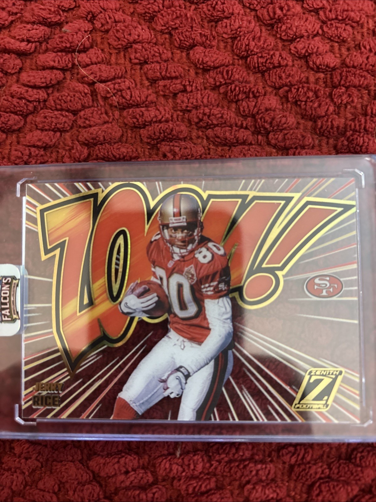 2023 Panini Zenith - Zoom! Jerry Rice #23 Case Hit SSP 49ERS HOF Acetate MINT