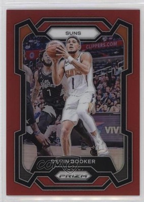 2023-24 Panini Prizm Red Prizm 126/299 Devin Booker #58 17xw