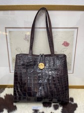 Borsa a tracolla vintage Mauro Governa vera pelle di coccodrillo - Made in Italy