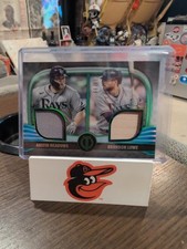 2022 Topps Tribute Baseball Meadows & Lowe Dual Relic Green /99
