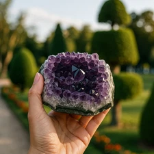 Raw Amethyst Crystal Quartz Geode Cluster Specimens Healing Mini Decor Gifts