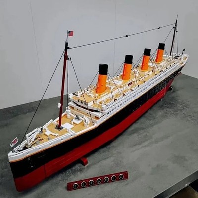 9090 ps Luxury Quality Blocks Bricks set for 10294 Titanic Large Cruise Ship Toy