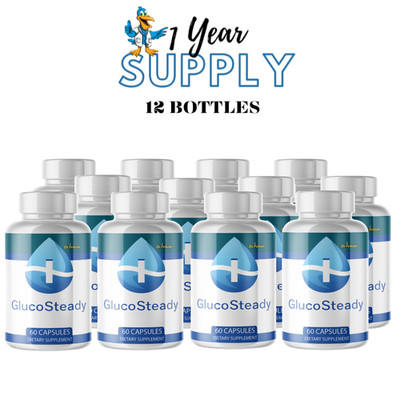 Gluco Steady- Blood Support- 12 Bottles- 720 Capsules