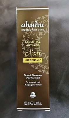 ahuhu  Organic Hair Care ''Essential Anti- Age Elixir'' + Redensyl   100 ml   Neu!