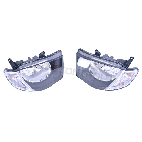 Pair HeadLight For Mitsubishi Triton 2009-2015 ML MN Ute L200 NEW GL GLX AU L+R - Picture 4 of 5