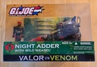 Hasbro 2004 G.I. Joe Night Adder With Wild Weasel Valor vs Venom