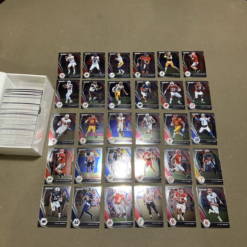 2021 Panini  Prizm Draft Picks Collegiate - SET BREAK LOT -  Allen, Burrow