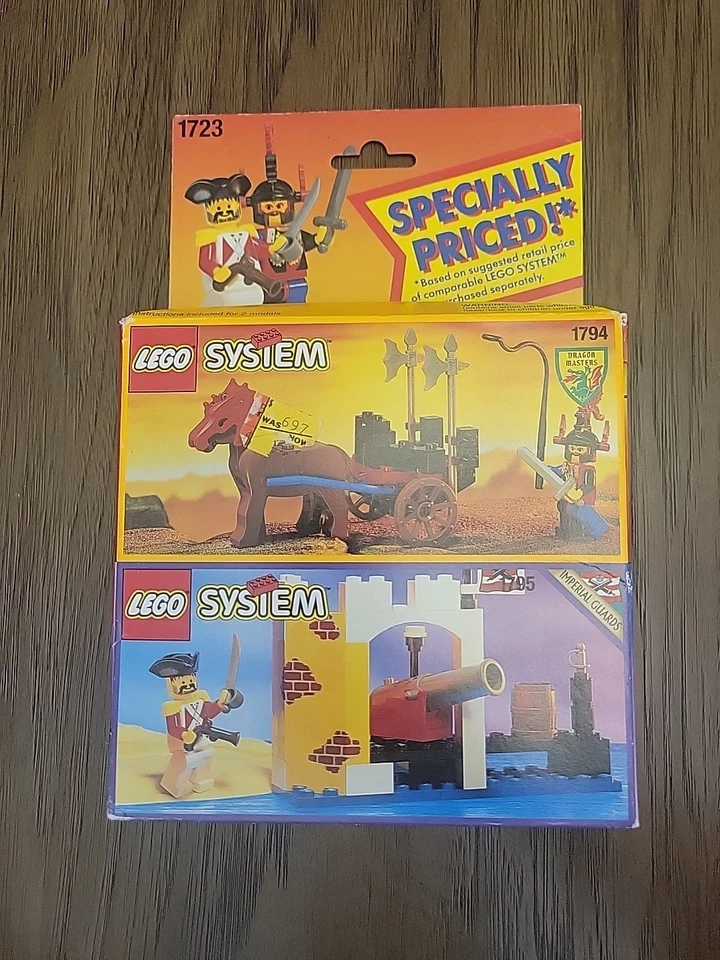 LEGO 1723 Pack Of 1794 Dragon Masters And 1795 Imperial guards NEW Sealed RARE! - Image 2 of 4