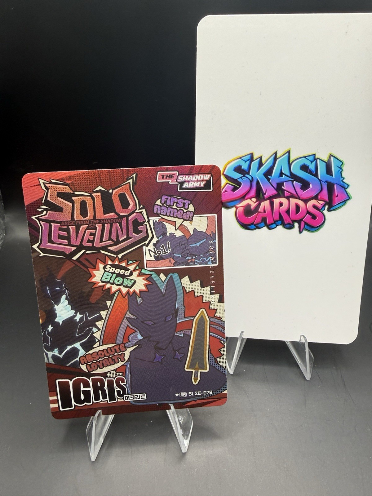 Mapniverse Solo Leveling Vol. 2, Chibi Igris, SR SL2E-079 1 estrella arte antiguo