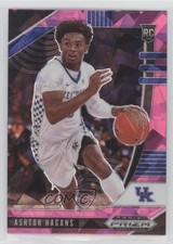 2020-21 Panini Prizm Draft Picks Pink Ice Prizm Ashton Hagans #79 n1u