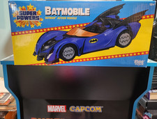 McFarlane Toys Super Powers Batmobile Car Blue Batman Seats Two Figures