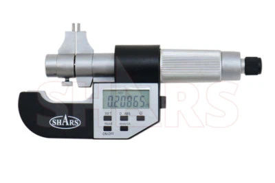 SHARS TOOL Shars .2-1.2" Digital Electronic Inside Micrometer Ratchet Stop New P]