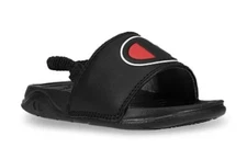 NEW Champion Toddler Mega Big C Slides Sandals w/ Back Strap, Size 5