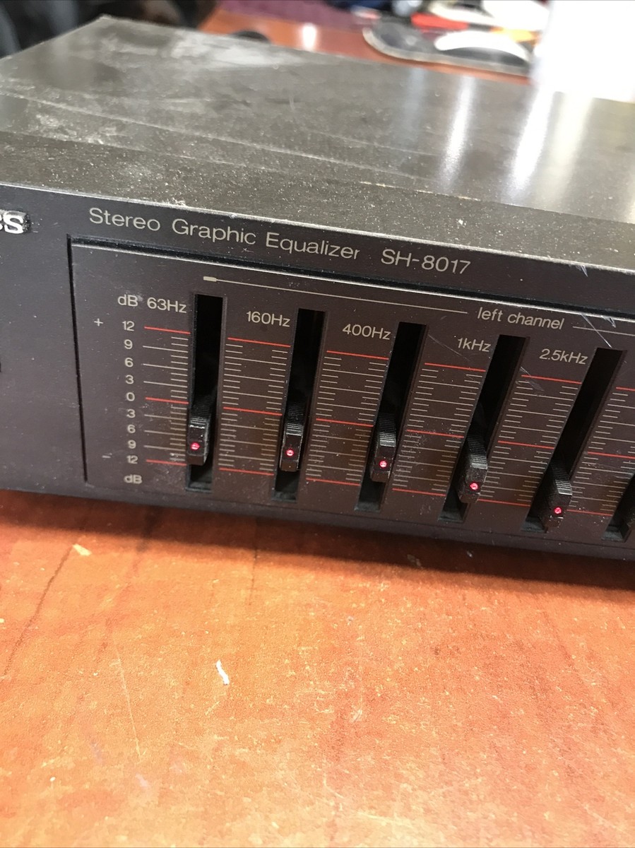 Technics SH−EX Technics SH 8055 Stereo Graphic Equalizer 12 Band/CH Vintage