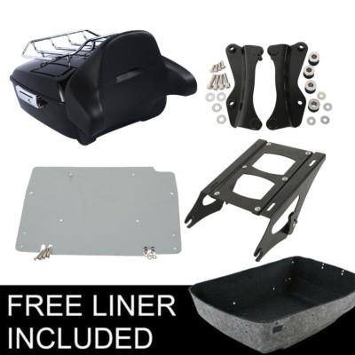 King Trunk Pad Rack Docking Kit Fit For Harley Electra Road Glide 14+