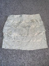 NWOT Sans Souci Romantic Lace Mini Skirt Sz S SOLDOUT