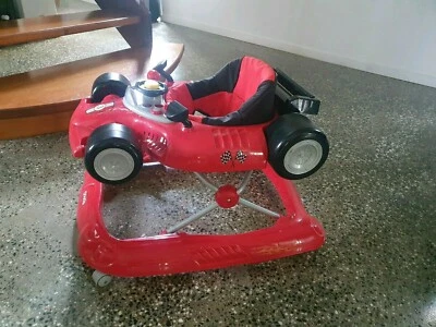 4baby racing car walker pink