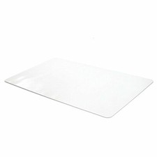 OFFICE DESK PAD Clear Textured Plastic Full Desk Mouse Mat Clear 47x23 ILYAPA