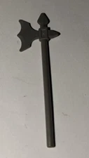 Lego Ninjago Ninja Elaborate OLD DARK GRAY HALBERD Battle Axe Castle Weapon HTF