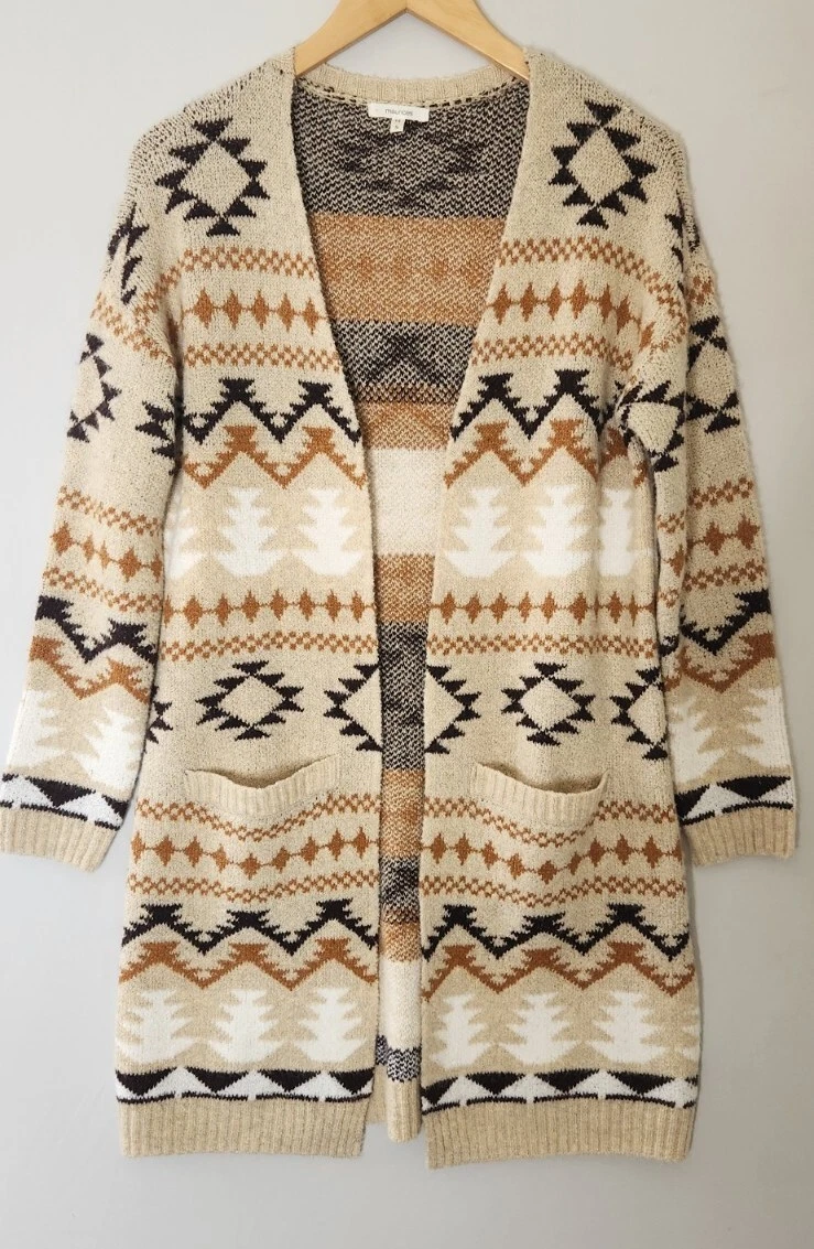 Beige duster shop cardigan