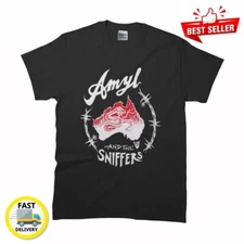 New Design Amyl and the Sniffers - Snake Red Classic MAN WOMAN T-Shirt S to 5XL