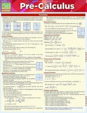 Pre-Calculus: A Quickstudy Reference Gui- Ken Yablonsky, 9781423228158, pamphlet
