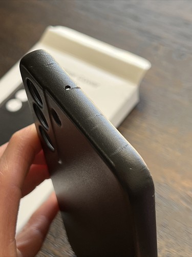 ORIGINAL Samsung Funda de Cuero PARA Galaxy S22+ PLUS EF-VS906 Negra USADA - Imagen 12 de 12