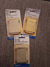 3x Radio Shack 26-243B 26-243C Serial Gender Changer 2x Male 2x Female DB25