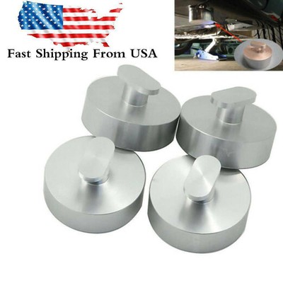 X AUTOHAUX 4 alohadillas de aluinio Jack Pucks para Chevrolet Corvette C5 C6 C7 C8 Z06 ZR1