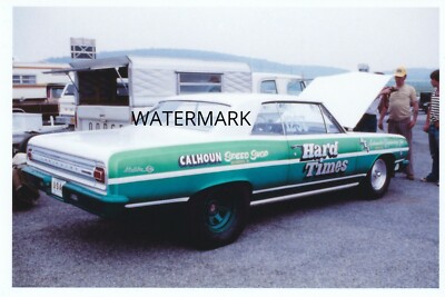 Vintage NHRA Drag Racing-''Hard Times''-1964 Chevy Malibu S/S-YORK US30 Dragway