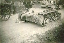 WWII German Large (5.0 x 3.5) REPRO Photo- Panzer Tank- Panzerkampfwagen I- #1