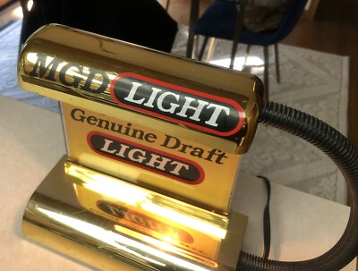 Miller Genuine Draft Light Desk Light Lamp - Gold Working | eBay