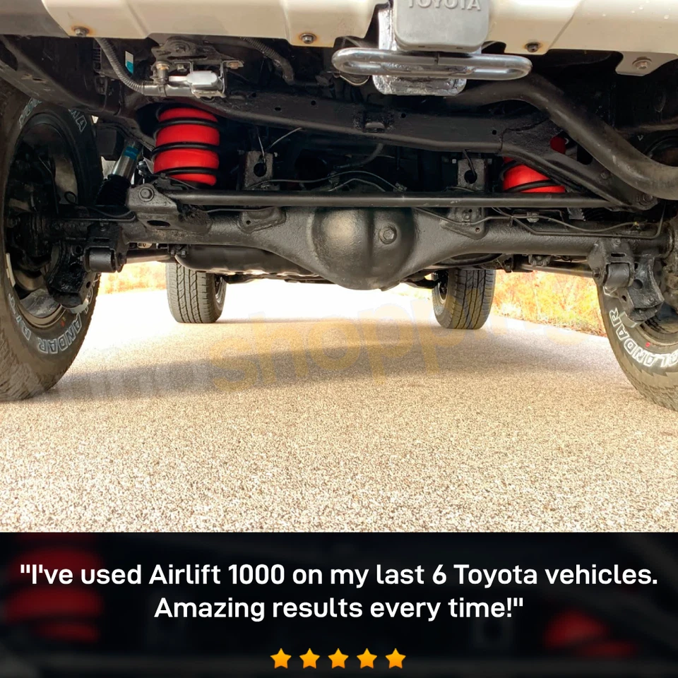 Air Lift 1000 Rear Air Helper Springs for 03-11 Toyota 4Runner, 07-14 FJ Cruiser Foto 3 de 4