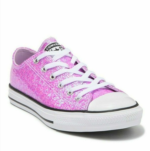 lilac glitter converse