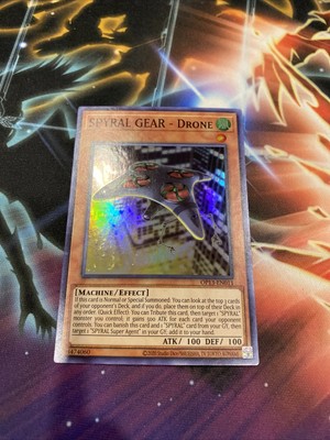 Collectible Card Games Spyral Gear Drone Op13 En011 Super Rare 1st Nm Yugioh Toys Hobbies