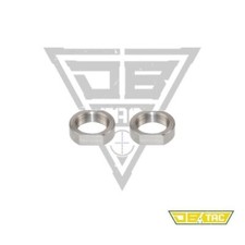 2PC Stainless Steel Muzzle Brake Jam Nut 1/2x28 Thread Timing Washer