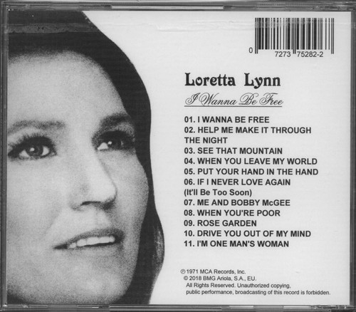 LORETTA LYNN - I Wanna Be Free - Foto 2 di 3