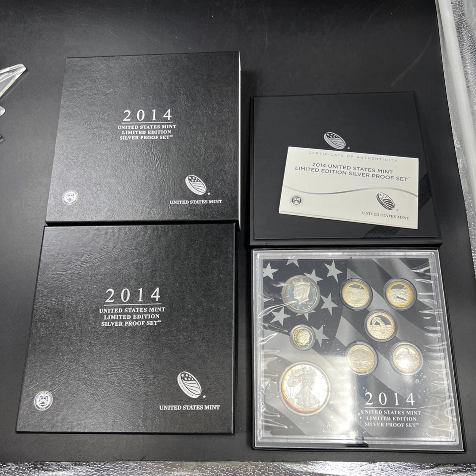 2014 United States US Mint Limited Edition Silver Proof Set OGP BOX & COA #A - Image 3 of 4