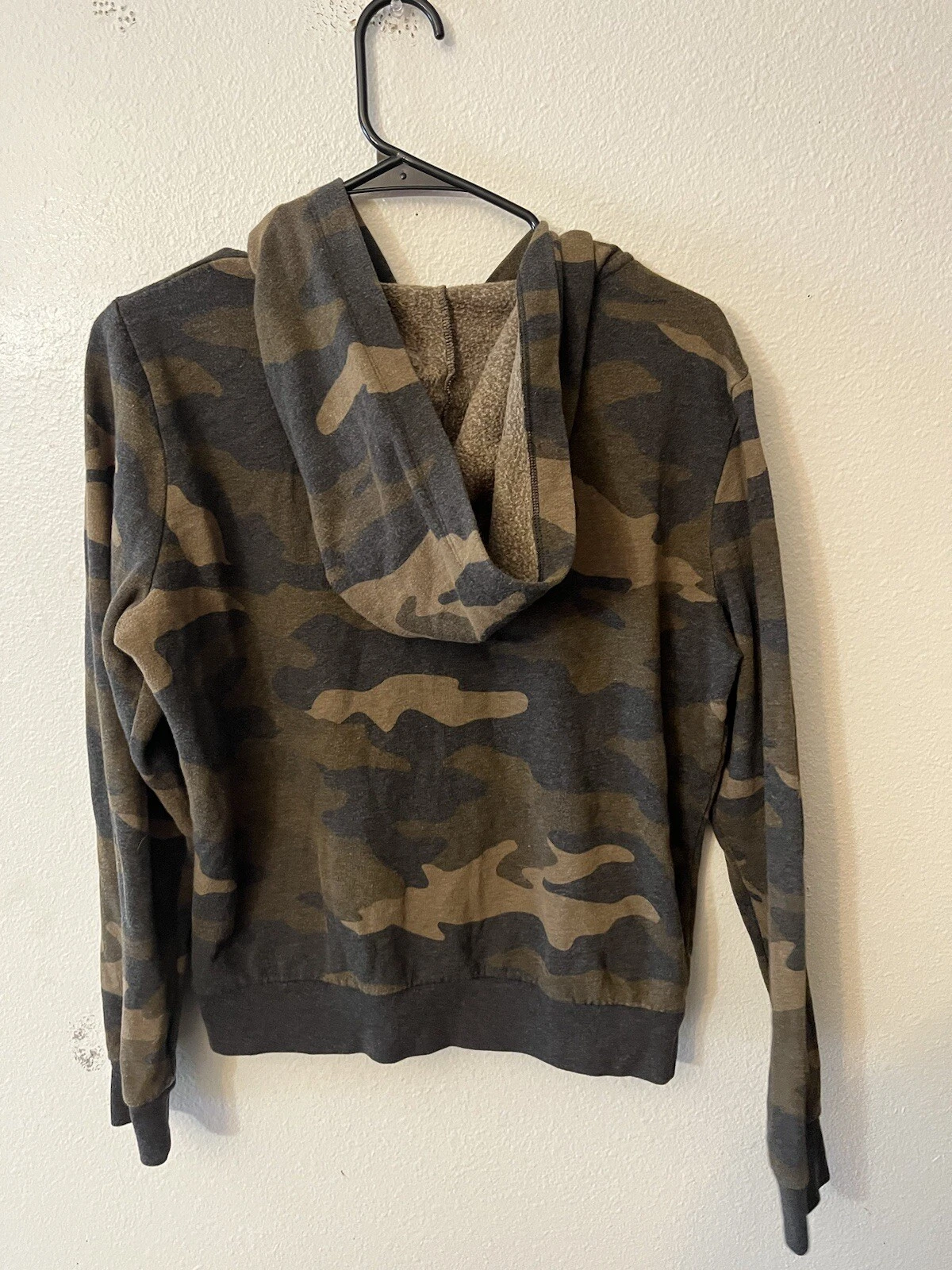 UNDERCOVER Felpa con cappuccio e zip intera rosa mimetica donna media senza coulisse