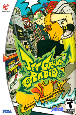 Jet Grind Radio Sega DreamCast BOX ART Premium POSTER MADE IN USA