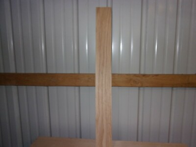 1 PC ASH WOOD BOARD KILN DRIED LOT 172P FLAT CLEAR 34 3/4''X 3 15/16''X 3/4''