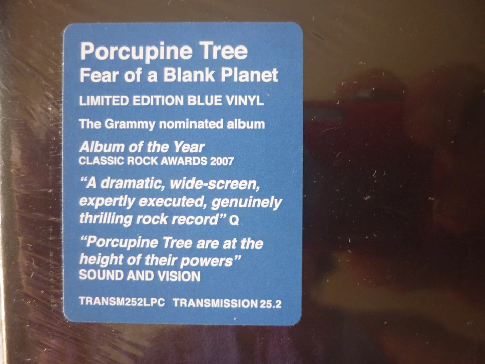 PORCUPINE TREE – FEAR OF A BLANK PLANET CURACAO BLUE TRANSPARENT VINYL LIMITED - Image 3 of 4